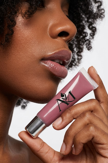 Fancy Rose Lip Gloss model shot